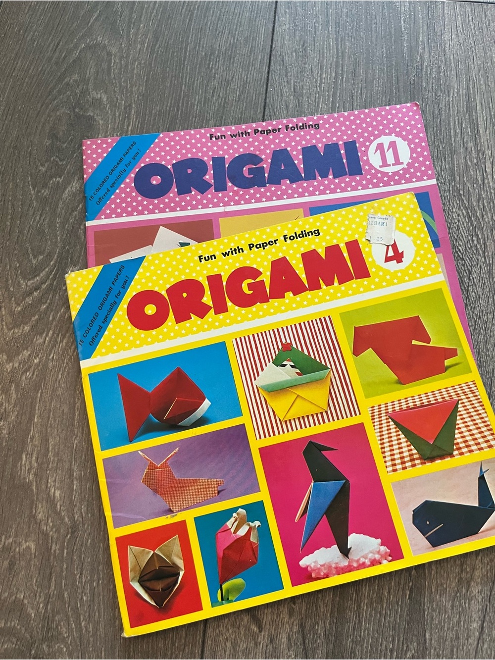 Fun with Paper Folding: Origami Volume 4  and 11